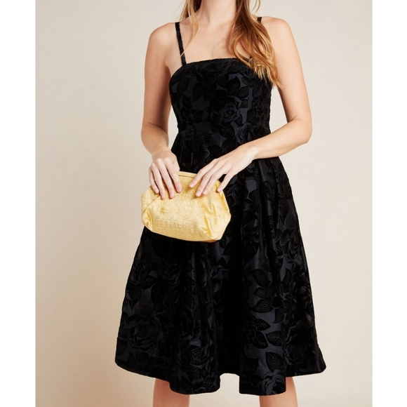 NWT ANTHROPOLOGIE JACQUARD RETRO DRESS - Picture 2 of 9